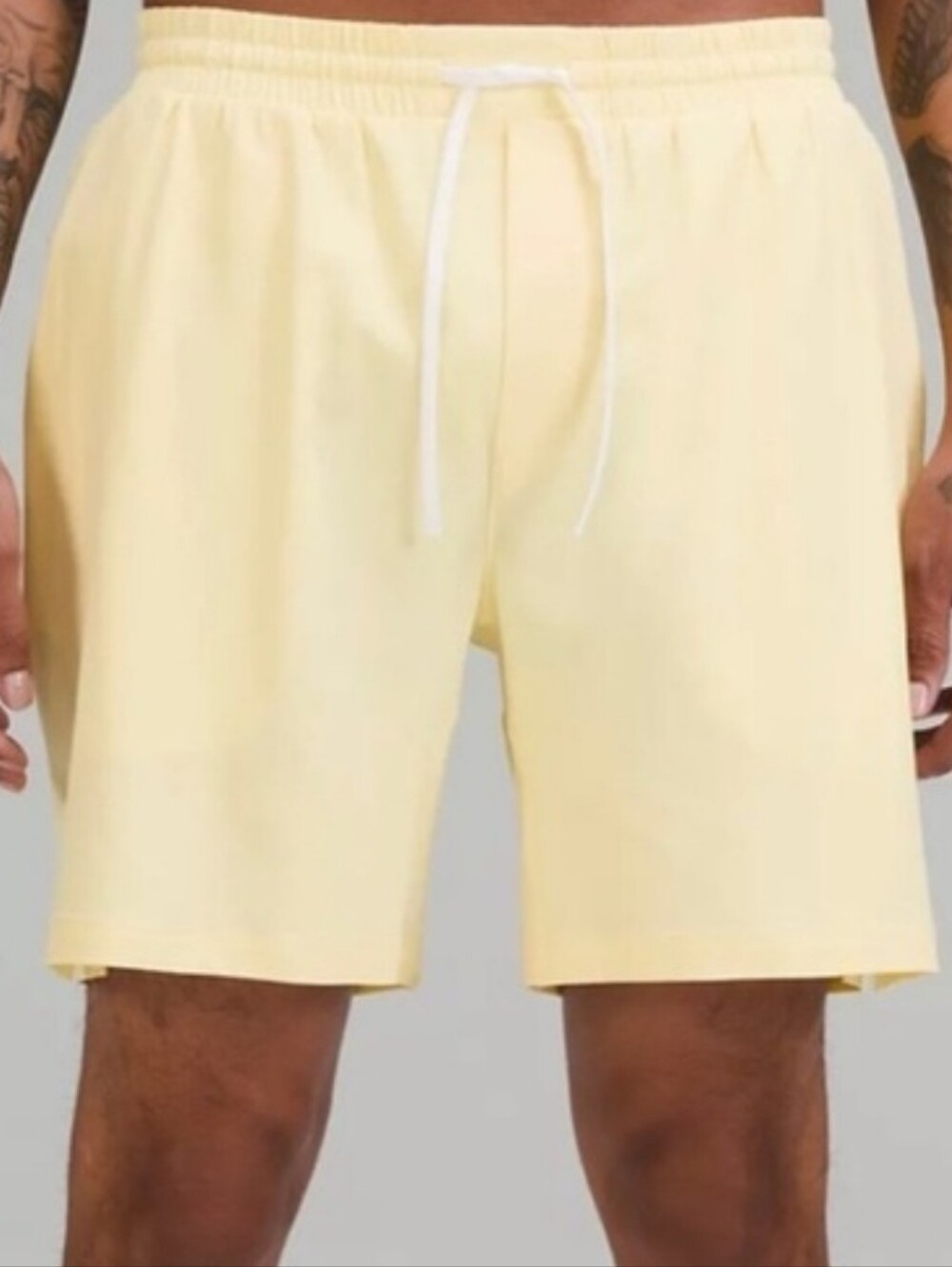 lululemon athletica Men’s Caprese Pool Shorts - Pale Yellow